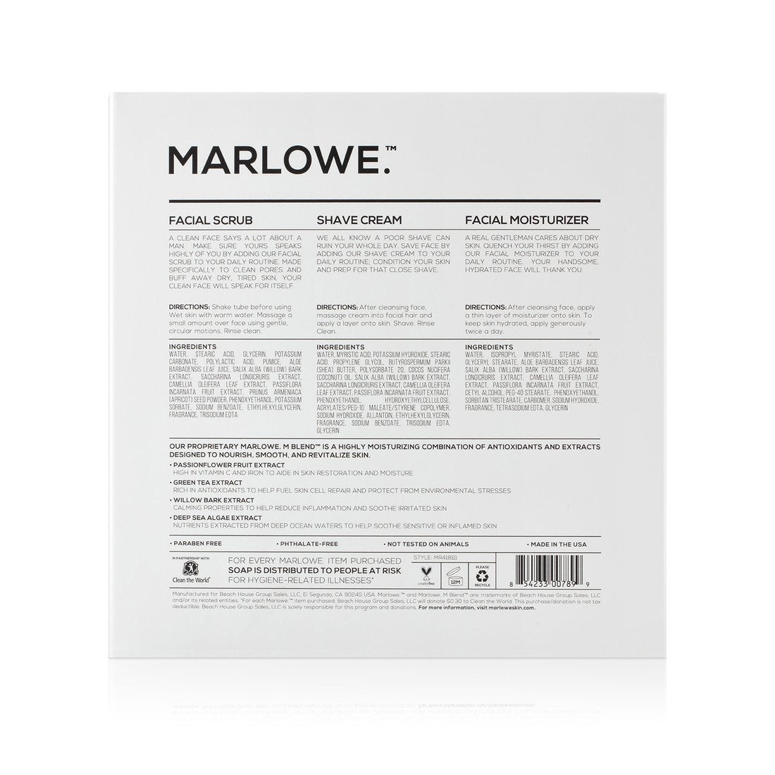 Marlowe Men's Every Face Kit for Men