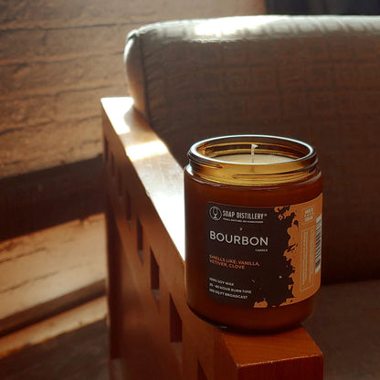 BOURBON CANDLEC HAIR Soy Wax Candle