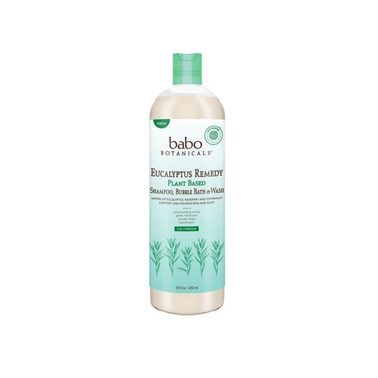 Eucalyptus Remedy Shampoo, Bubble Bath & Wash