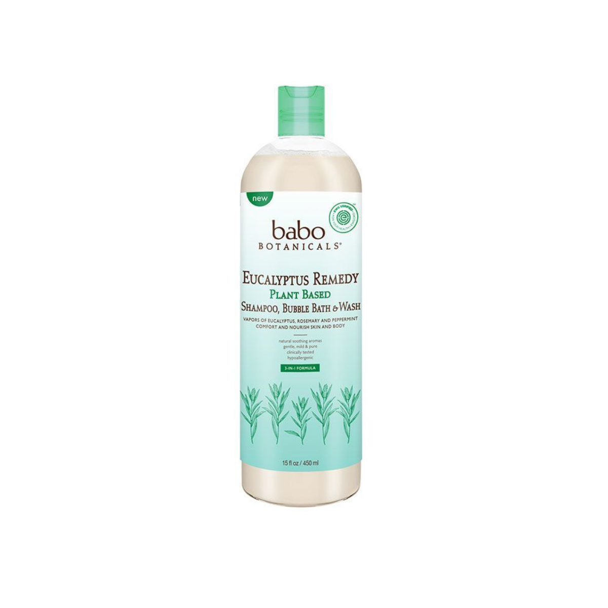 Eucalyptus Remedy Shampoo, Bubble Bath & Wash